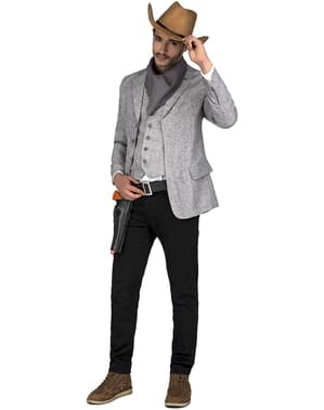 Cowboy Costume for Men in Grey