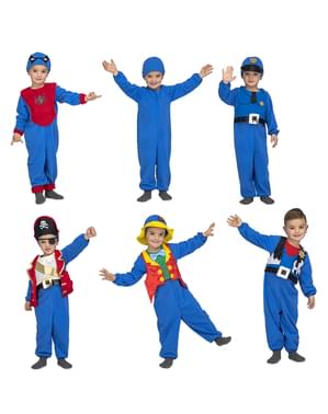 Costum Quick n Fun albastru pentru copii