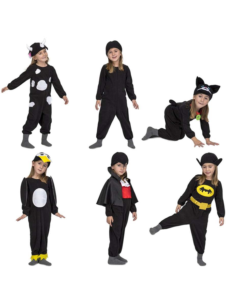 Costum Quick n Fun negru pentru copii