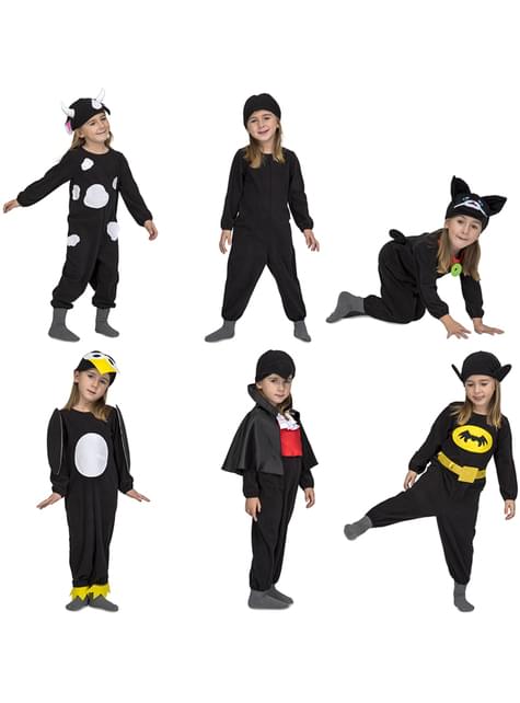 Fato de Quick n Fun preto infantil