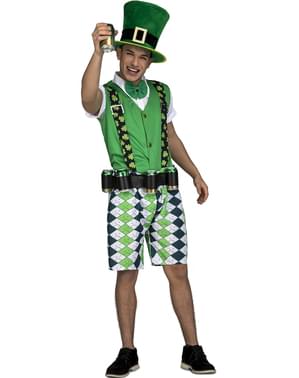 Costume da leprechaun irlandese classic per uomo