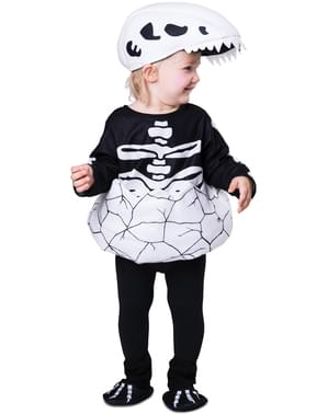 Déguisement squelette de dinosaure nouveau né bébé