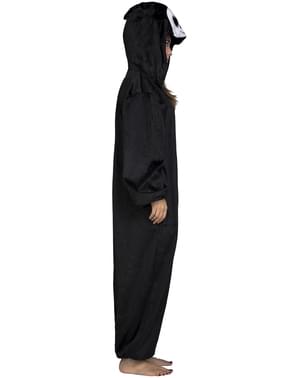 Disfraz de fantasma de ojos grandes onesie para adulto