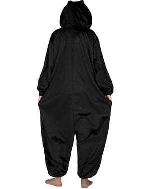 Oranssi luuranko onesie aikuisille