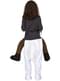 Disfraz a hombros de caballo blanco infantil