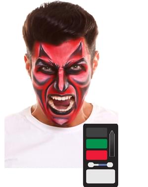 Червоний демон макіяж для дорослих