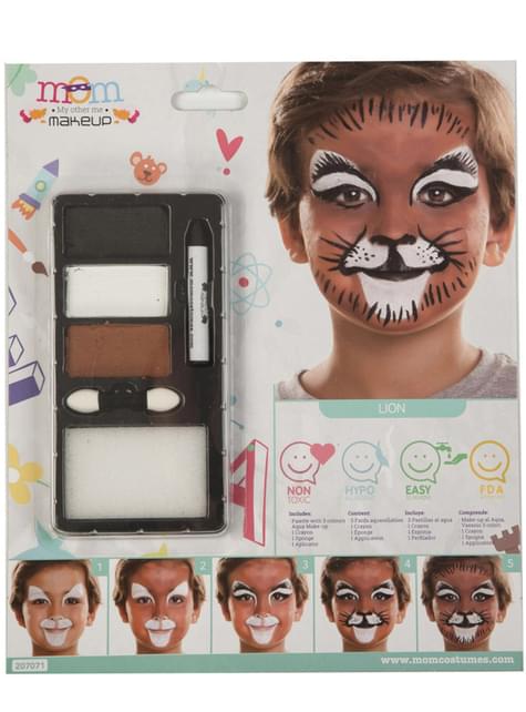 Lion make-up for kids. The coolest