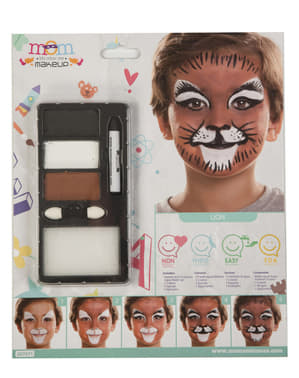 Lion make-up for kids