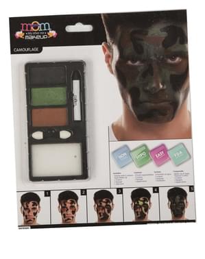 Make up pro dospělé vojenské maskování