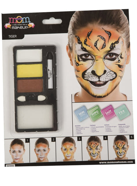 Maquillaje de tigre