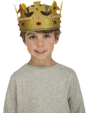 Corona da re per bambino