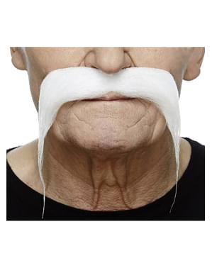 Bigode comprido branco