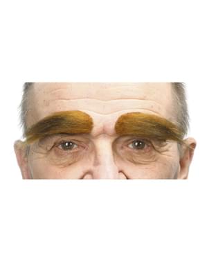 Sourcils super poilus châtains