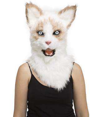 Máscara de gato moving mouth para adulto