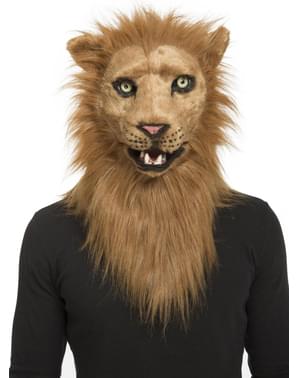 Masque lion moving mouth adulte