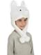 Chapeau ours polaire peluche enfant