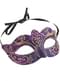 Venetian eye mask with purple glitter for adults