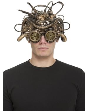 Capacete medusa steampunk para adulto