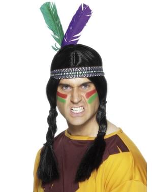 Indianisches Band mit Federn