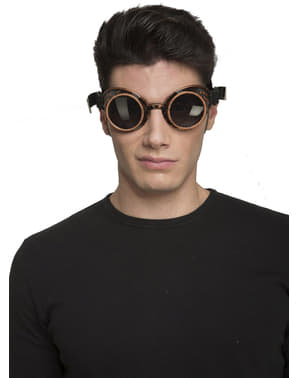 Kacamata Steampunk gelap untuk orang dewasa