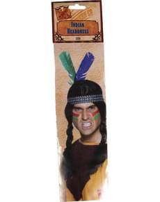 Fita índia com penas