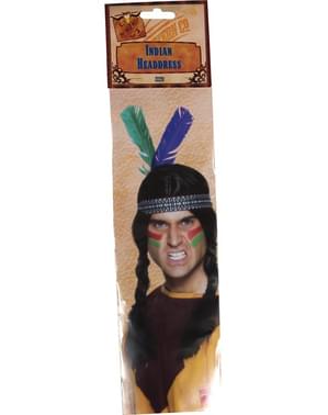 Indianisches Band mit Federn