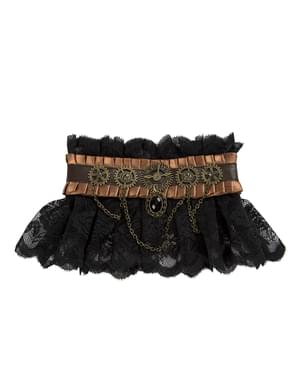 Guler steampunk negru pentru adult