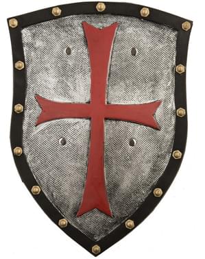 Scudo medioevale con croce