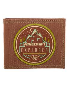 Carteira de Minecraft Explorer castanha