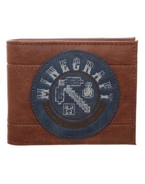 Cartera de Minecraft Pico marrón