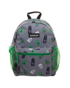 Mochila de Minecraft Enemy Toss cinzenta