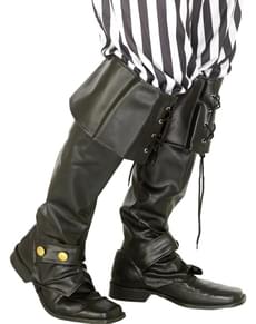 Piraten Überschuhe Schwarz