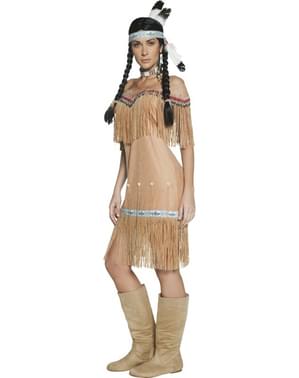 Wildwest indianenkostuum voor vrouw