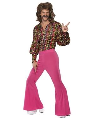 60's kostuum van hippe hippie