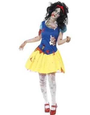 Costume da principessa delle nevi zombie