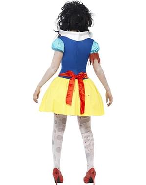 Disfraz de princesa Nieves zombie
