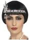 Bandeau cheveux années 20 argenté femme
