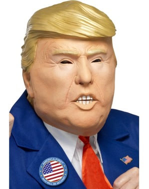 Maschera di presidente degli Stati Uniti biondo per adulto