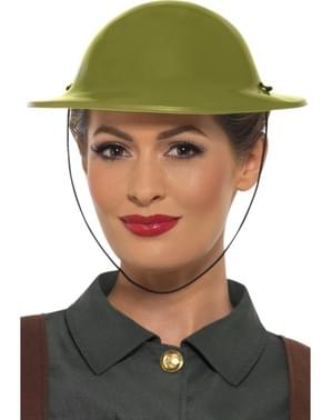 Casque soldat britannique vert adulte