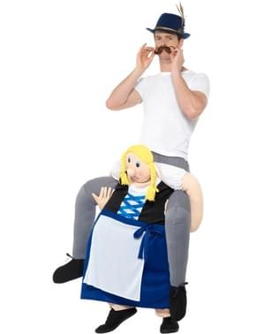 Baijerilainen Nainen Oktoberfest Piggyback Asu
