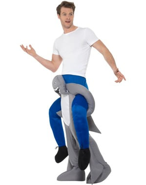 Costume da squalo ride on per adulto