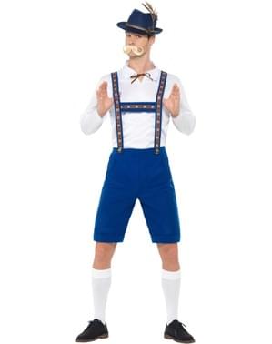 男性用ブルーバイエルンオクトーバーフェストコスチューム