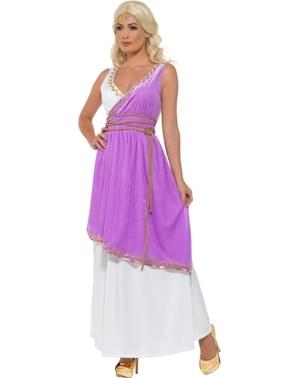 Déguisement déesse grecque violette femme