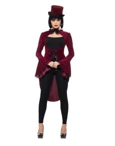 Disfraz de vampiro granate para mujer