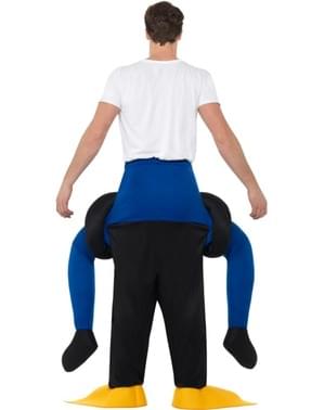 Costum de pinguin adorabil ride on pentru adult