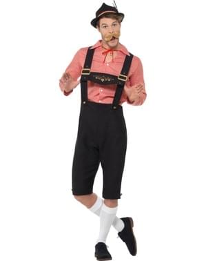 Glad tyroler oktoberfest kostume til mænd