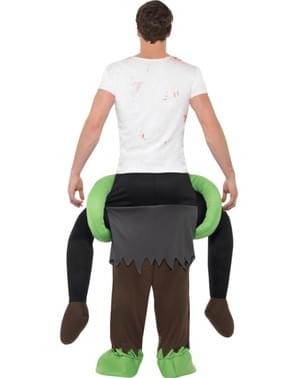 Costume Ride On da zombie per adulto