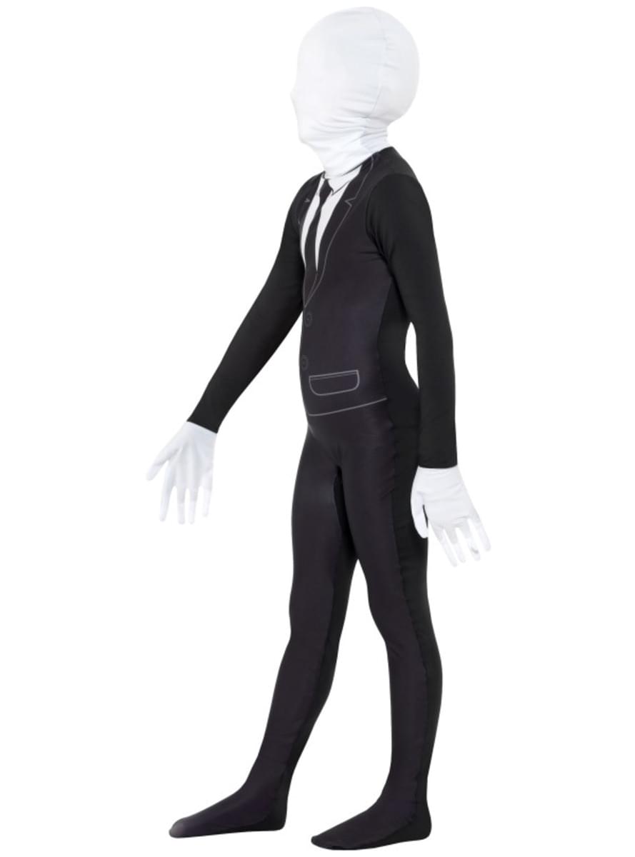 Déguisement Slenderman seconde peau enfant