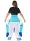 Costume Ride On da unicorno bianco per bambini