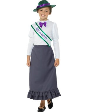 Вікторіанський Suffragette костюм для дівчаток